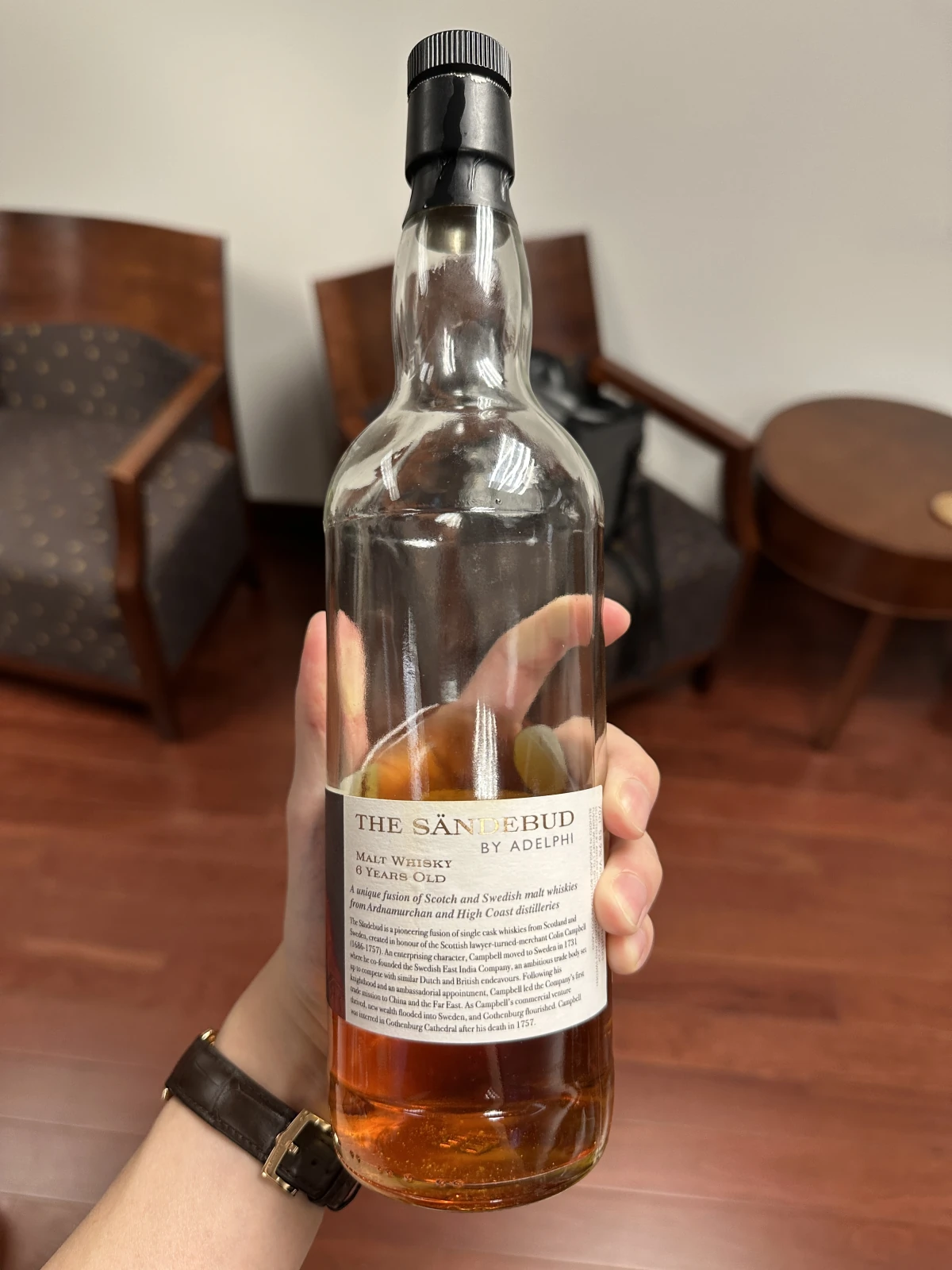 The Sändebud 2012 bottle