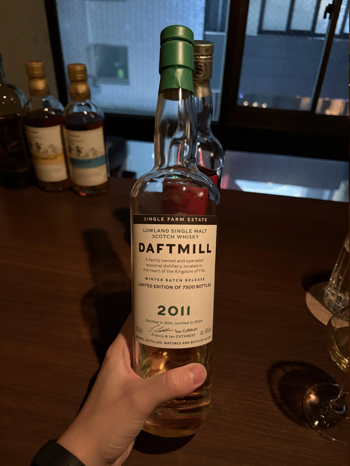 Daftmill 2011 bottle