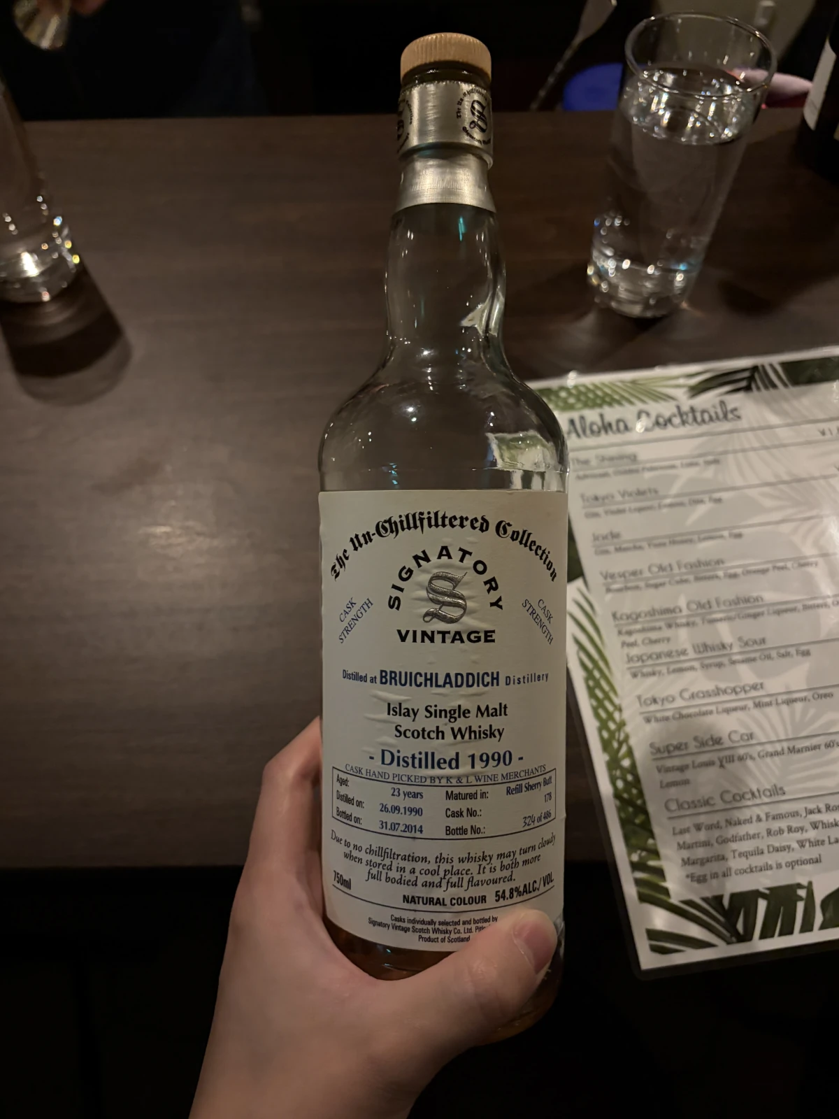 Bruichladdich 1990 bottle