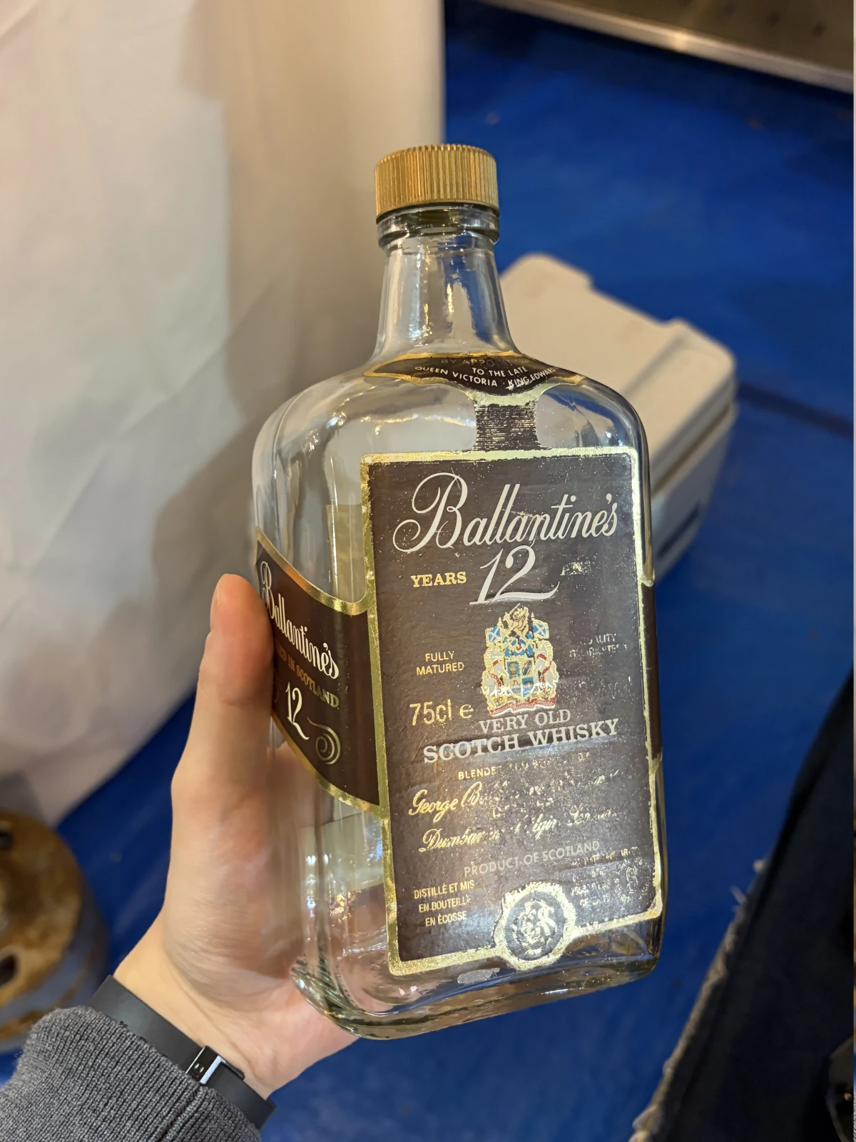 Ballantine's 1970s bottle