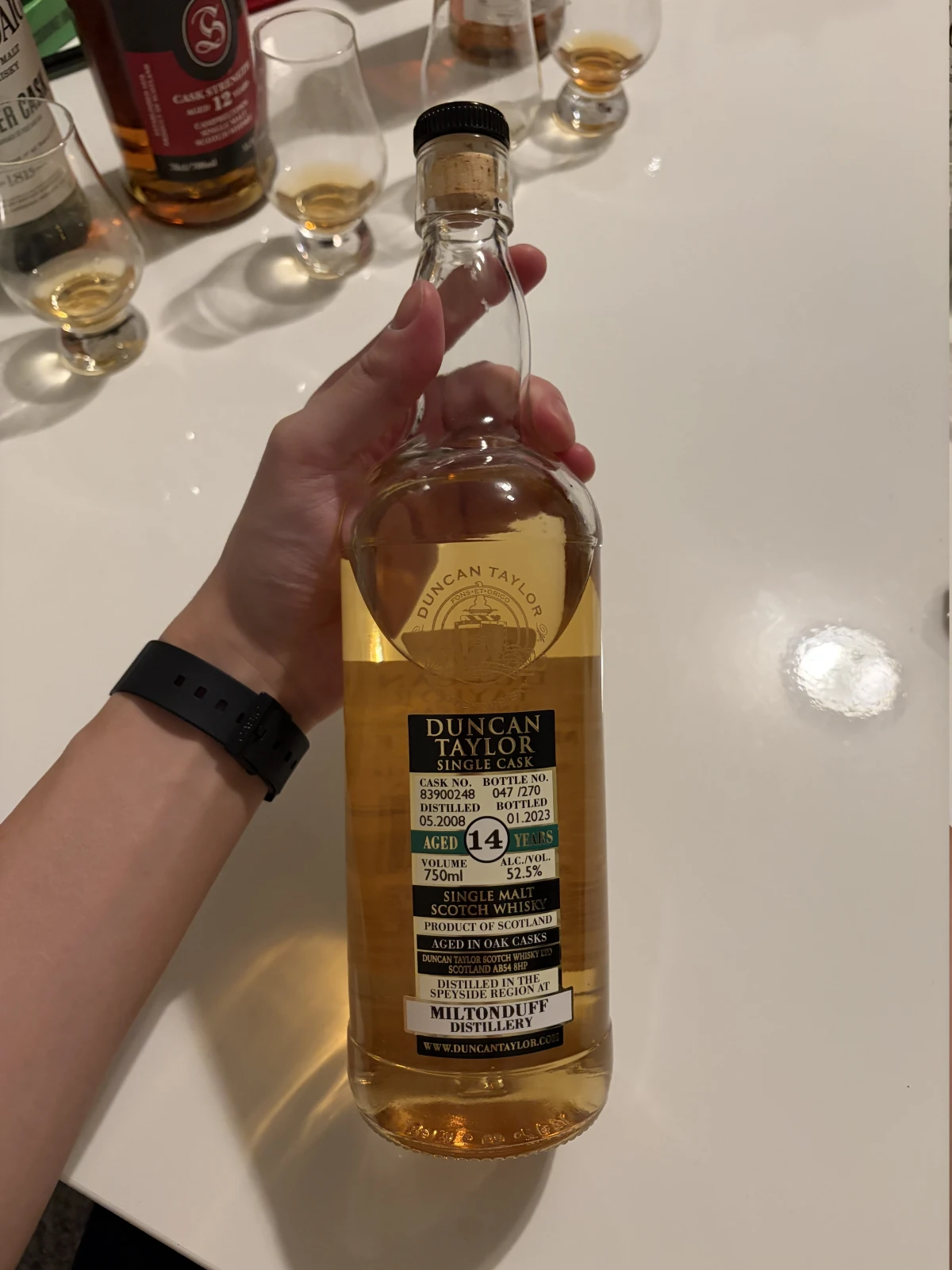 Miltonduff 2008 bottle