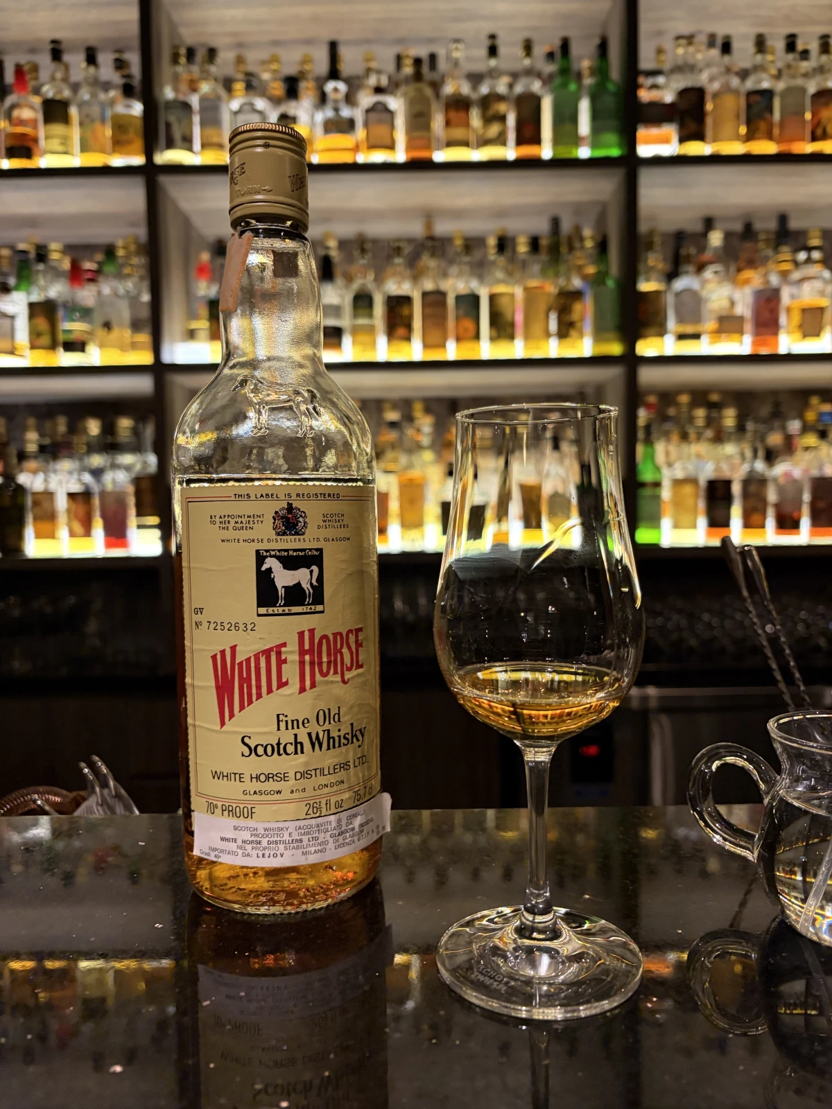 White Horse 1970s bottle