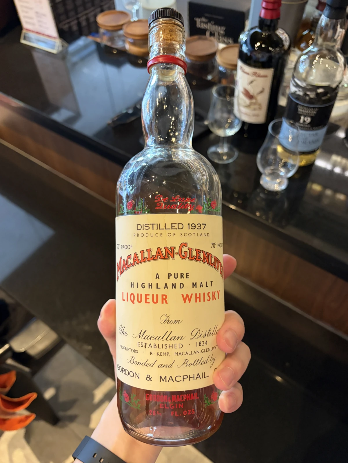 Macallan 1937 bottle