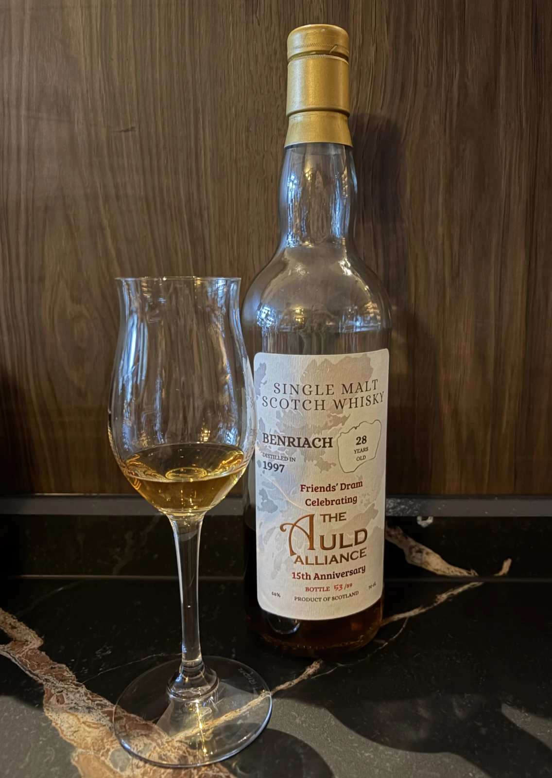BenRiach 1997 bottle
