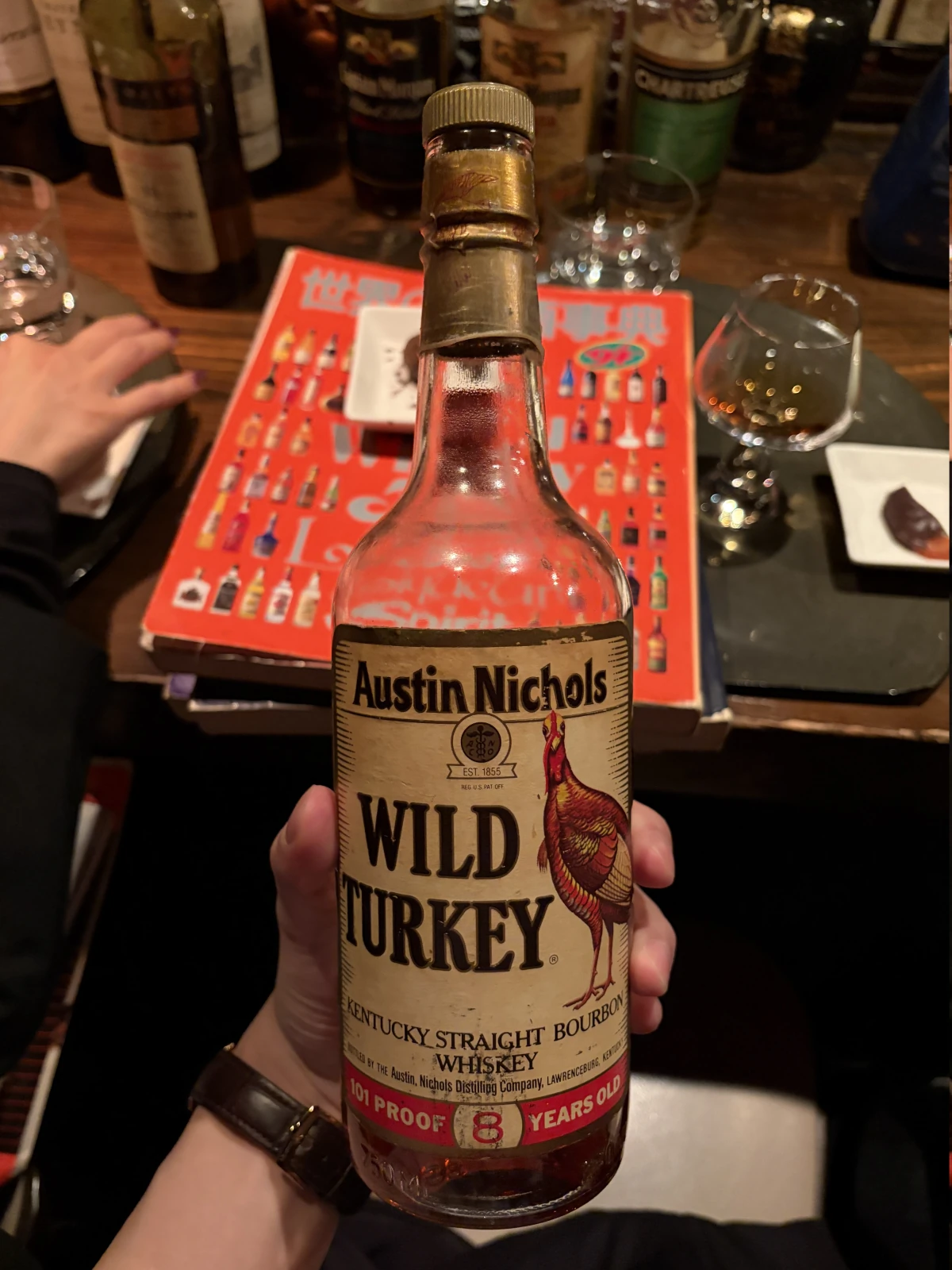 Wild Turkey 1980s bottle