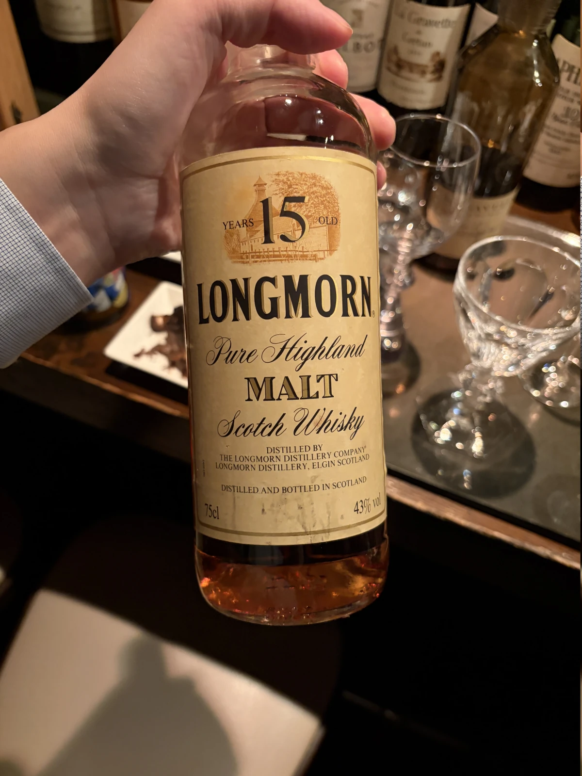 Longmorn 1980s bottle
