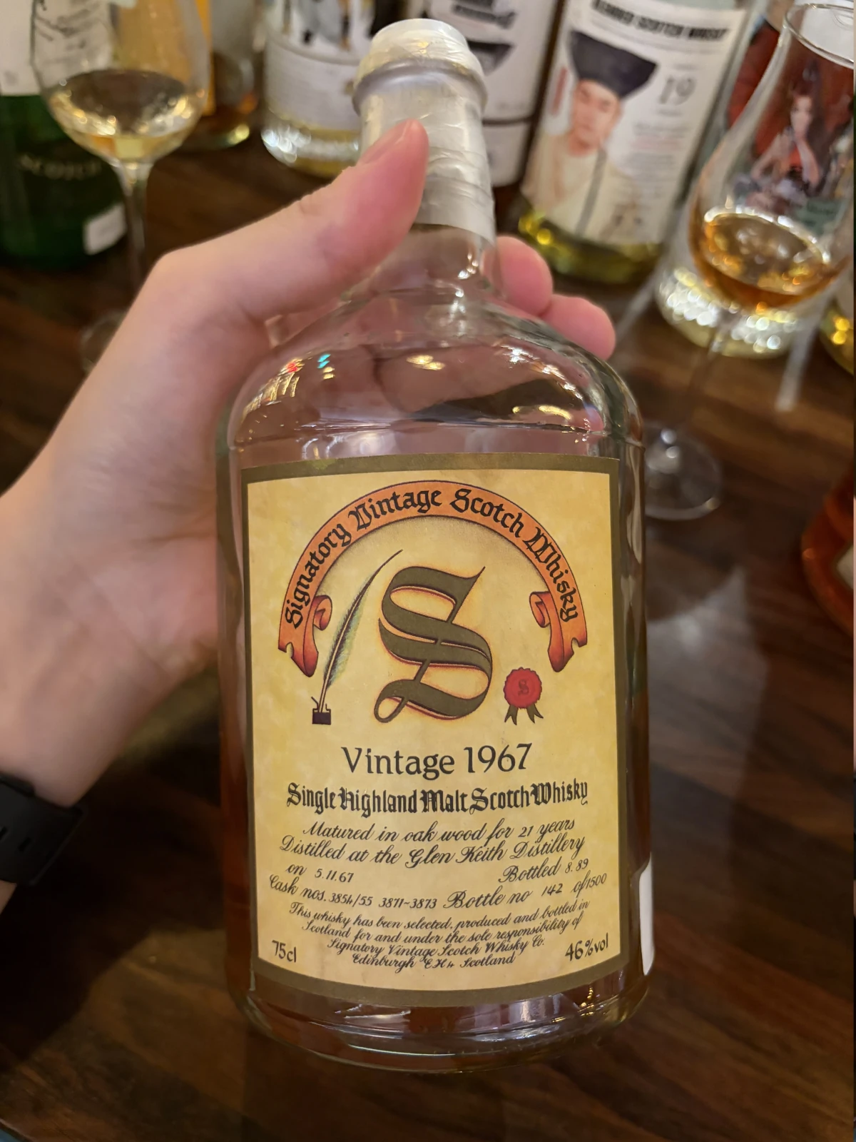 Glen Keith 1967 bottle