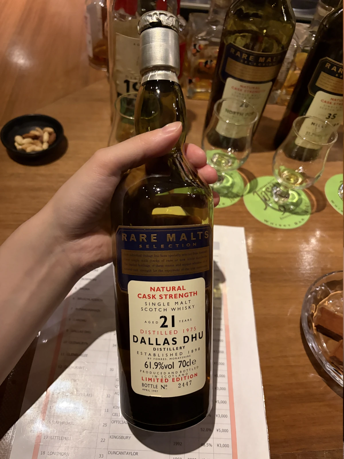 Dallas Dhu 1975 bottle