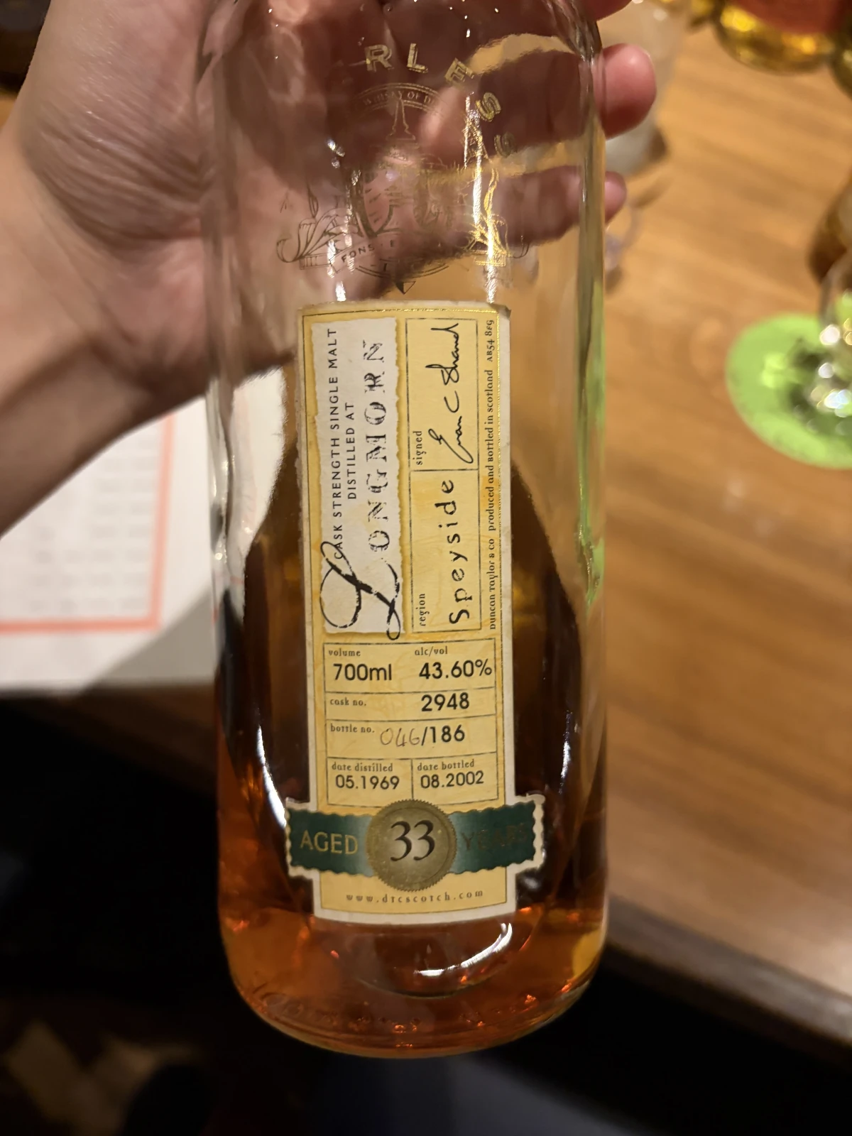 Longmorn 1969 bottle