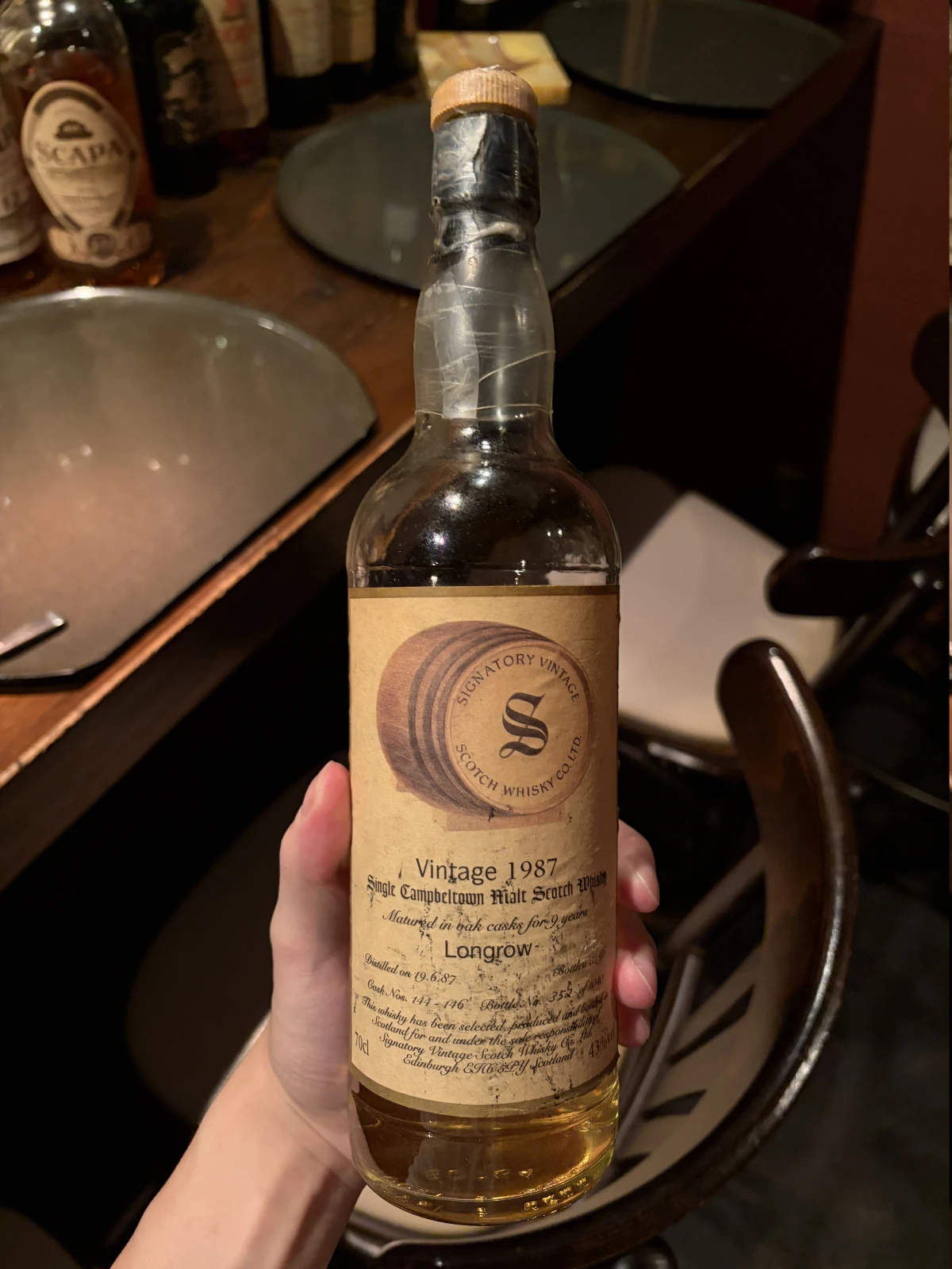 Longrow 1987 bottle