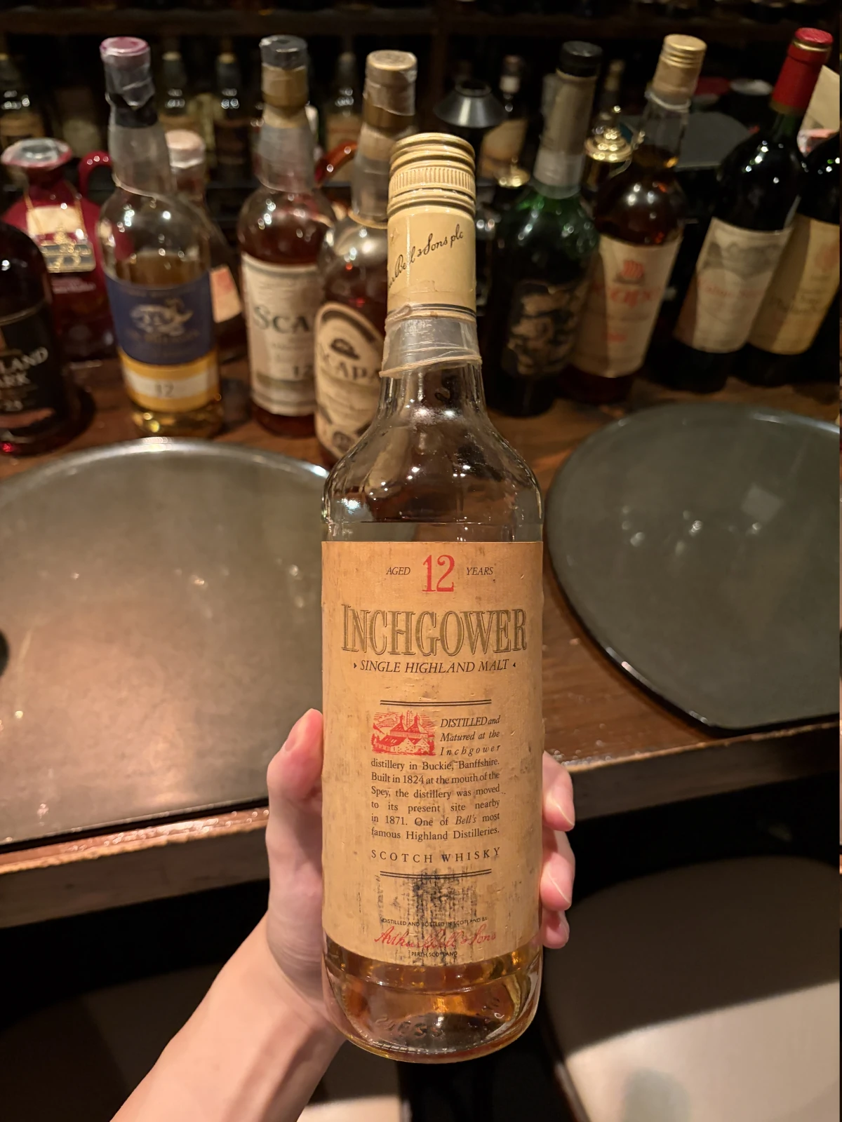 Inchgower 1980s bottle