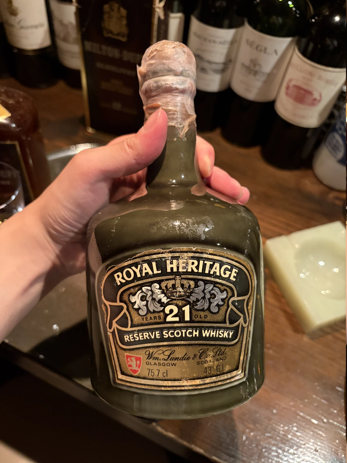 Royal Heritage 1970s bottle
