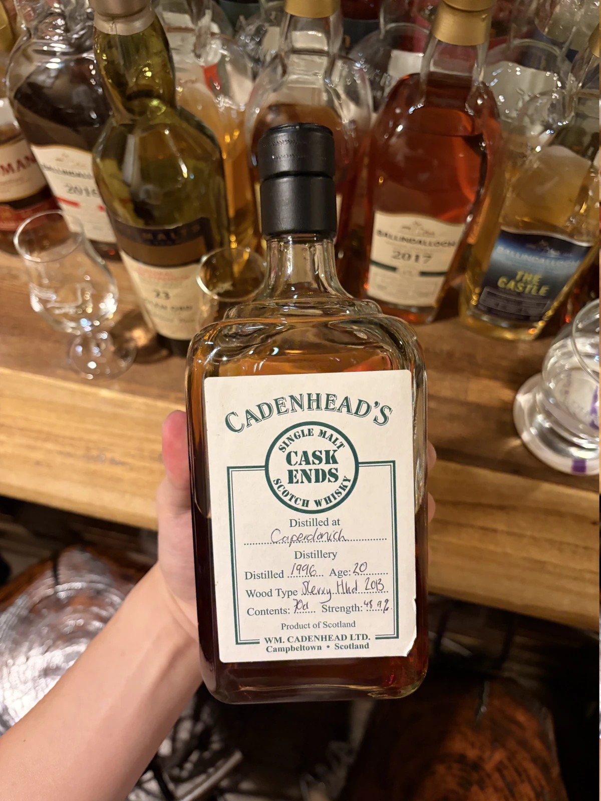 Caperdonich 1996 bottle