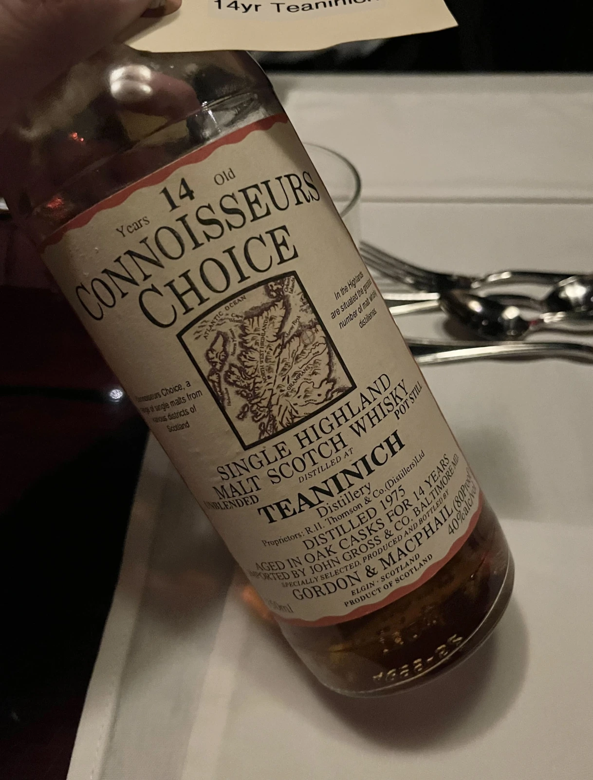 Teaninich 1975 bottle