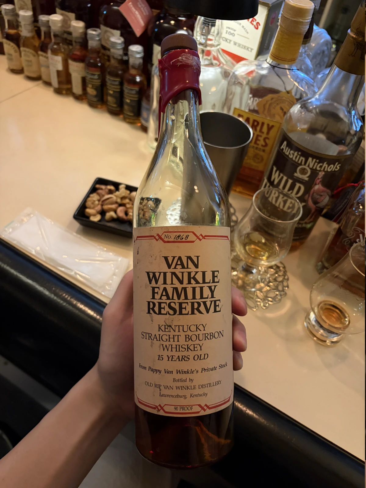 Van Winkle Family Reserve 15 Year bottle