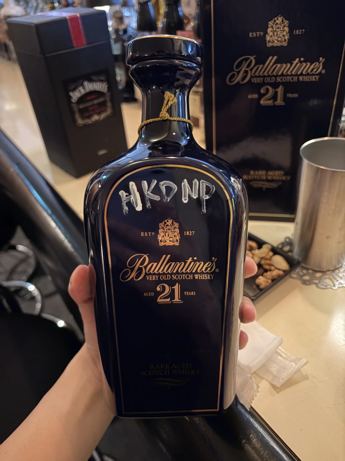 Ballantine's 1990s bottle